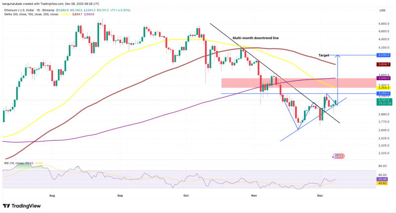 Мнение: «умные» Ethereum-киты усилили лонги на $426 млн в надежде на рост курса к $4000